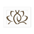 thumbnail image 1 of Culture Lotus Figure Photo Mount Frame Picture Art Painting Desktop 5x7 inch, 1 of 3