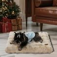 thumbnail image 3 of BingoPaw Large Dog Bed Washable Calming Pet Crate Mattress with Removable Cover Waterproof, 3 of 10