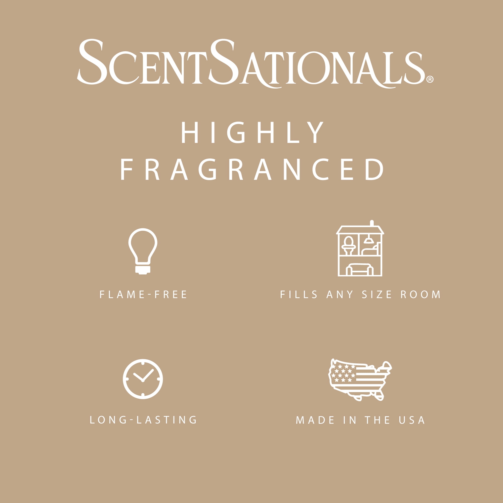 Vanilla Velvet Scented Wax Melts, Scentsationals, 2.5 oz