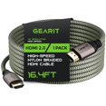 thumbnail image 1 of Cable HDMI GEARit de 5 m, alta velocidad, 4K 60 Hz, trenzado de nailon, 1 of 7