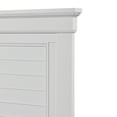 thumbnail image 6 of New Classic Furniture Jamestown Solid Wood Queen Panel Bed in White, 6 of 8