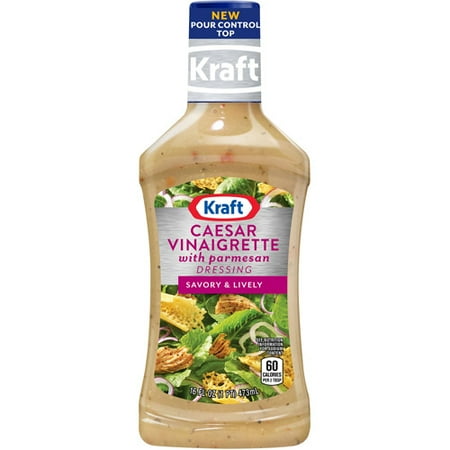 Kraft Vinaigrette Caesar with Parmesan, 16.0 FL OZ