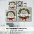 thumbnail image 5 of Christmas Wreath- Gallery Wrapped Canvas, 5 of 9