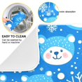 thumbnail image 2 of Yayeee Dish Drying Mat for Kitchen Counter 18"x24" Microfiber Absorbent Pad, Blue Bears, 2 of 7