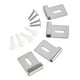 thumbnail image 2 of 4 Piezas Clips de Espejo de Acero Inoxidable perfecl Kits de Colgador de Espejo Plata L, 2 of 8