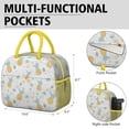 thumbnail image 6 of Lunch Bag Lunch Box for Women Reusable Insulated Lunch Bags,Water-Resistant Pineapple Starfish Cooler Lunch Tote Bag, Large Capacity for Work Travel Picnic, 6 of 6