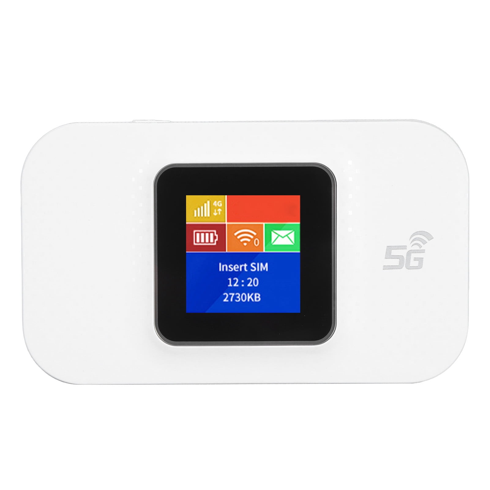 4G Portable WiFi with Color Screen, 3650mAh Battery, 150Mbps Download Speed for Car, Business Travelers, Outdoor Travelers