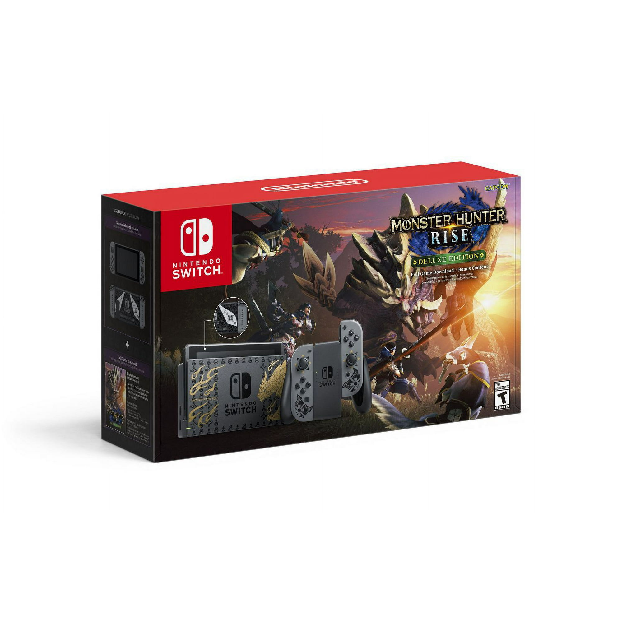 Nintendo Switch Console - MONSTER HUNTER RISE Special