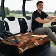thumbnail image 5 of Uourmeti Duck Camo Print Golf Cart Seat Covers All Seasons Use, for Sports, Golf Cart Seat Towel Cover, Compatible with Club Car EZGO, 5 of 8