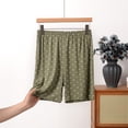 thumbnail image 2 of Bovxnpu Womens Pajama Shorts Sleep Loungewear Bottoms Pajama Shorts Polka Print Cotton Plus Size Pocketed Sleepwear, 2 of 7