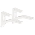 thumbnail image 3 of CRL SC75W White - Aluminum Shelf Bracket for 5/8" to 3/4" Glass - pack of 2, 3 of 4