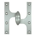 thumbnail image 2 of Deltana Ok6050b-L 6" X 5" Solid Brass Left Hand Olive Knuckle Hinge - Unlaquered, 2 of 2