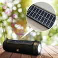 thumbnail image 1 of Ganfancp Altavoz Solar Bluetooth Inalámbrico Mini Altavoz Alta Calidad de Sonido Envolvente Subwoofer para Casa Linterna Radio Rebajas Flash Deals Audio Alimentado Por Energía Solar*1, 1 of 4