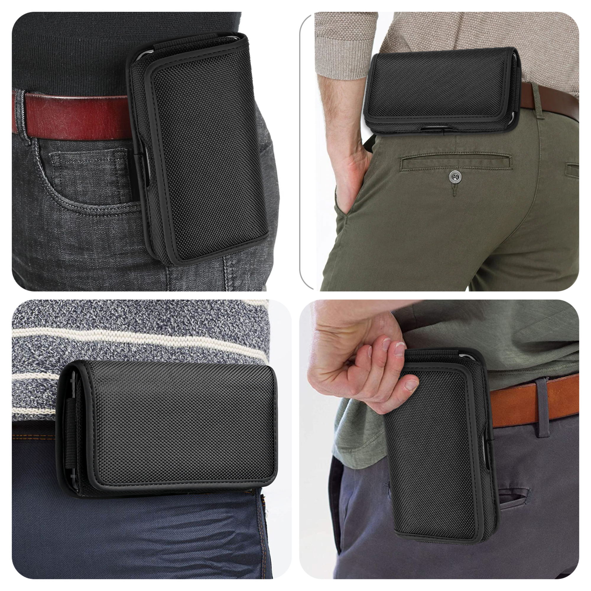 EEEkit Universal Belt Clip Phone Holster – Black photo 6