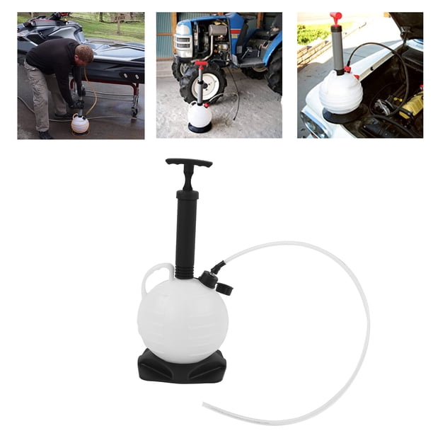 Bomba De Fluido Plástica Manual Del Extractor De Aceite Del Vacío Del Aceite 6L Para El Cortacésped De La Motocicleta Del Automóvil