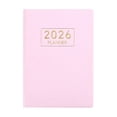thumbnail image 2 of Lksixu Pocket Planner 2026, A7 Size Leather Cover Weekly & Monthly Calendar Planner, 128 Pages Small Agenda Journal to Track Goals & Tasks, Portable Daily Organizer Notebook for Travel Office, 2 of 9