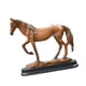 thumbnail image 5 of Escultura de caballo, adorno de mesa, estatua creativa de animal coleccionable para dormitorio Marrón, 5 of 9