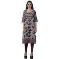 thumbnail image 2 of Moomaya Kurti Droit pour Femmes Tunique Indienne Imprimée Kurta Longue, 2 of 6