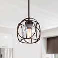 thumbnail image 4 of CHLOE Rylee 1 Light Oil Rubbed Bronze Mini Pendant Ceiling Fixture 10" Wide, 4 of 10