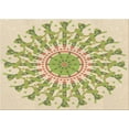thumbnail image 1 of Ahgly Company Indoor Rectangle Patterned Khaki Gold Area Rugs, 6' x 9', 1 of 6