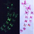 thumbnail image 3 of UHUSE 3D three-dimensional luminous simulation butterfly luminous sticker, 3 of 9