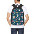 thumbnail image 4 of Balery Garden Gnomes In Flower Mochila para hombre y mujer - Tela Oxford 600D resistente - Gran capacidad, resistente al agua, ideal para la escuela, viajes y senderismo, 4 of 6