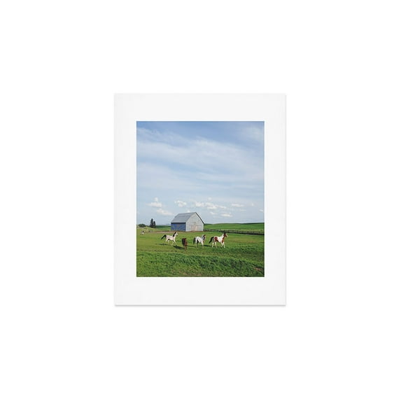 Society6 Farm Horses by Kevin Russ Art Print