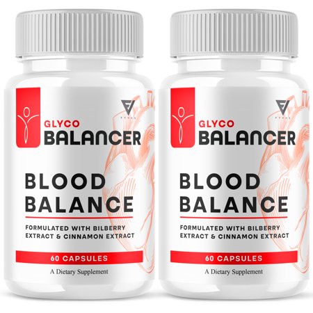 (2 Pack) Glyco Balancer Capsules Glyco Balancer Blood Balancer (120 Capsules)