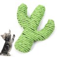 thumbnail image 3 of Flmtop Chat Chaton Cactus Forme Mignon Doux Molaire Grincement Griffe Jeu Interactif Jouet Vert, 3 of 9