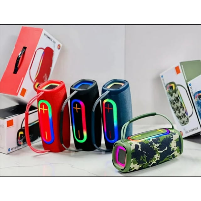 BOCINA PORTATIL CON LUZ RGB BOOMBOX 2000