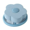 thumbnail image 2 of Biplut Round/Flower Shape Washing Machine Hair Removal Laundry Ball Floating Filter Bag (Round Blue), 2 of 13