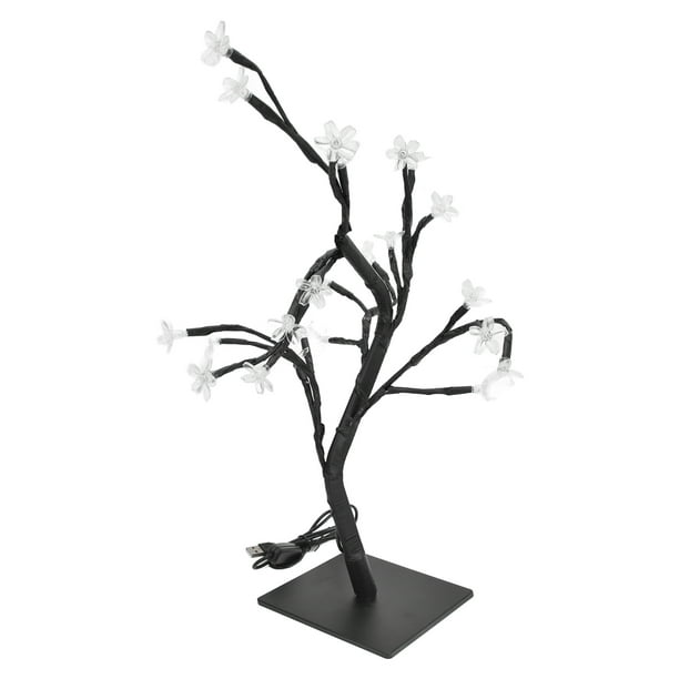 Lámpara de árbol de flores de cerezo,Lámpara de árbol de flores de cerezo Lámpara de árbol Bonsai Luz impulsada por el rendimiento