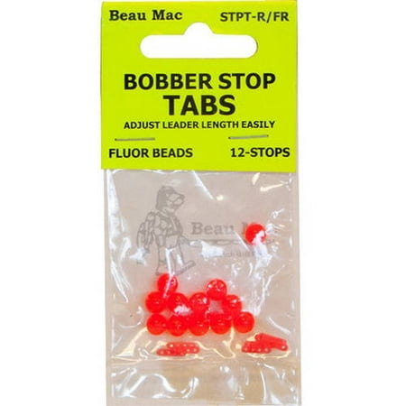 Beau Mac Bobber Stop Tabs (Best Slip Bobber Stops)