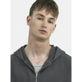thumbnail image 3 of No Boundaries Zip Hoodie with Long Sleeves, Men's & Big Men's, 3 of 5