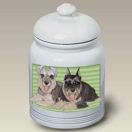 Schnauzers - Best of Breed Dog Treat Jar (Best Of Breed Definition)
