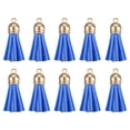 thumbnail image 1 of 1.46 Cuero Borla Llavero Borla Dije Granel con Tapa para Llavero Pulsera Joyería Fabricación Bricolaje Artesanía Accesorio 120uds, Azul, 1 of 7