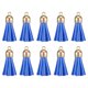 thumbnail image 1 of 1.46 Cuero Borla Llavero Borla Dije Granel con Tapa para Llavero Pulsera Joyería Fabricación Bricolaje Artesanía Accesorio 120uds, Azul, 1 of 7