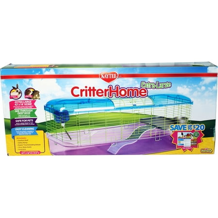 Super Pet Deluxe Care - Super Pet- Container-Kt Critterhome Deluxe Habitat 42x18