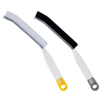 OFFIGAM Thin Cleaning Brush Set, 2 Pieces, Iron Bristles for Household and Kitchen Use, Multi-Purpose Cleaning Tool