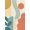 Orange, Pattern 2, variant on ODIKA 8'x10' Olive Pink Blossom Harmony Vintage Floral Washable Area Rug Charming 70s Inspired Design with Elegant Motifs for Living Room, Under Sectional, Family , Durable, Non-Slip