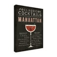 thumbnail image 2 of Trademark Fine Art 'Classic Cocktail Manhattan' Canvas Art by Michael Mullan, 2 of 3