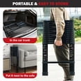 thumbnail image 4 of Soges Telescopic Ladder, 16.5 FT Aluminum Extension Ladder with Non-Slip Feet, Portable Telescoping Ladder, Multi-Purpose Collapsible Ladder for Homework, 330lb Capacity, Black, 4 of 7