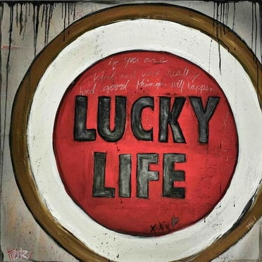 Marmont Hill "Lucky Life" by Tori Campisi Painting Print on Canvas