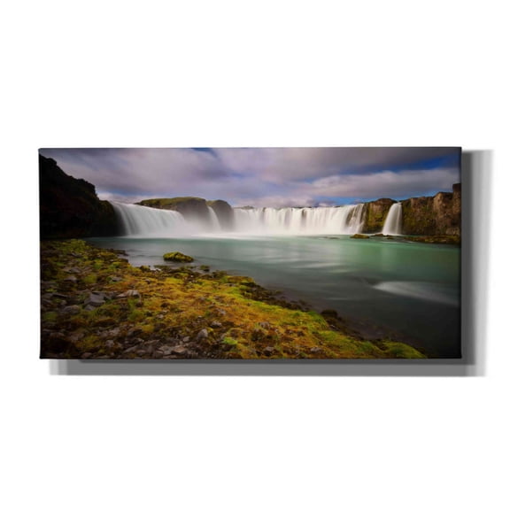 Epic Graffiti 'Godafoss' by Everlook Photography, Canvas Wall Art, 24"x12"