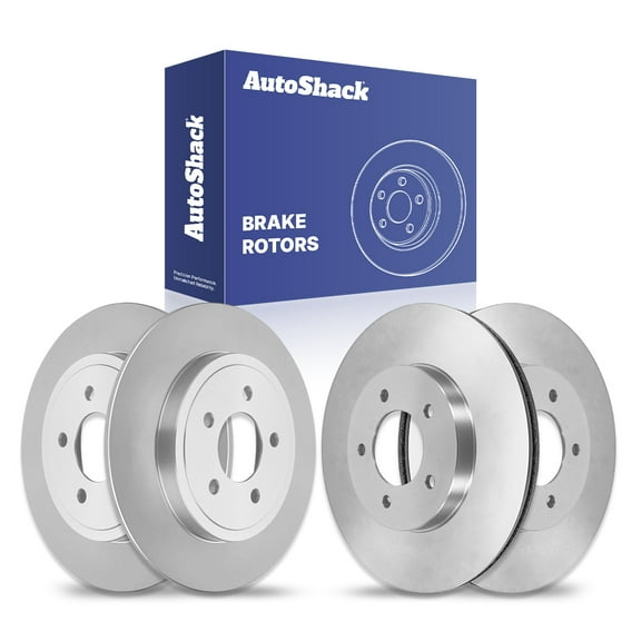 AutoShack Front & Rear Brake Rotors for Ford & Mercury, Escape 2005-2007 Mariner 2005-2007, 4WD FWD L4 2.3L V6 3.0L
