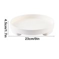 thumbnail image 4 of WRKEKC Clearance Scandinavian-Inspired Plastic Tea Tray for Living Room, Multi-Purpose Rectangle Serving Tray for Cups, Snacks, and Fruits, Lightweight and Space-Saving Design, 4 of 4