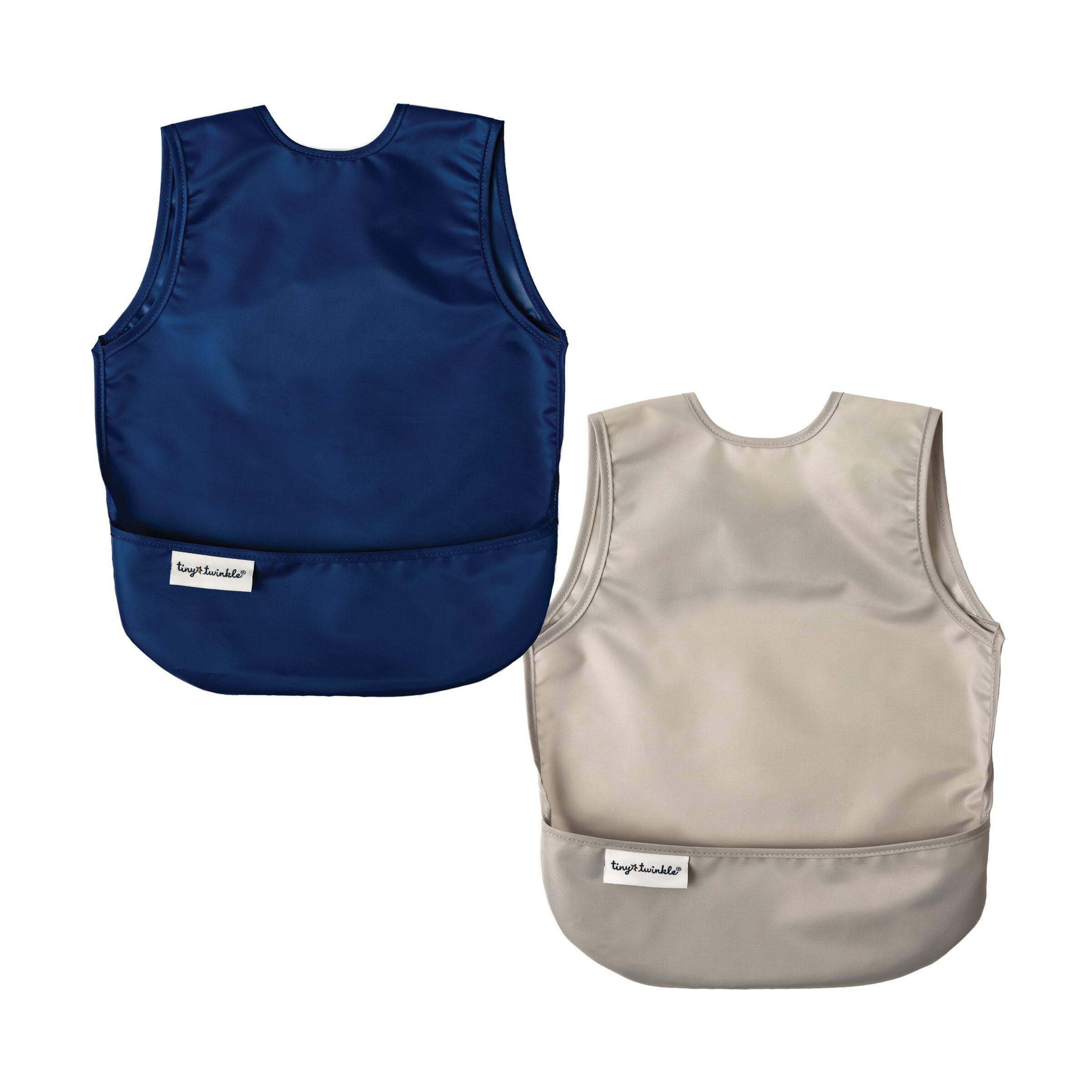 Tiny Twinkle Mess-Proof Apron Waterproof Food Bibs | Baby & Toddler | Multi-Pack Sets