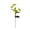 Yellow#04, variant on Flower Light, Landscape Lamp 1 Pc, Solar Powered Plastic Ground Embedded Stake Light with LED Bulb for Outdoor Garden Patio Yard Decoration
