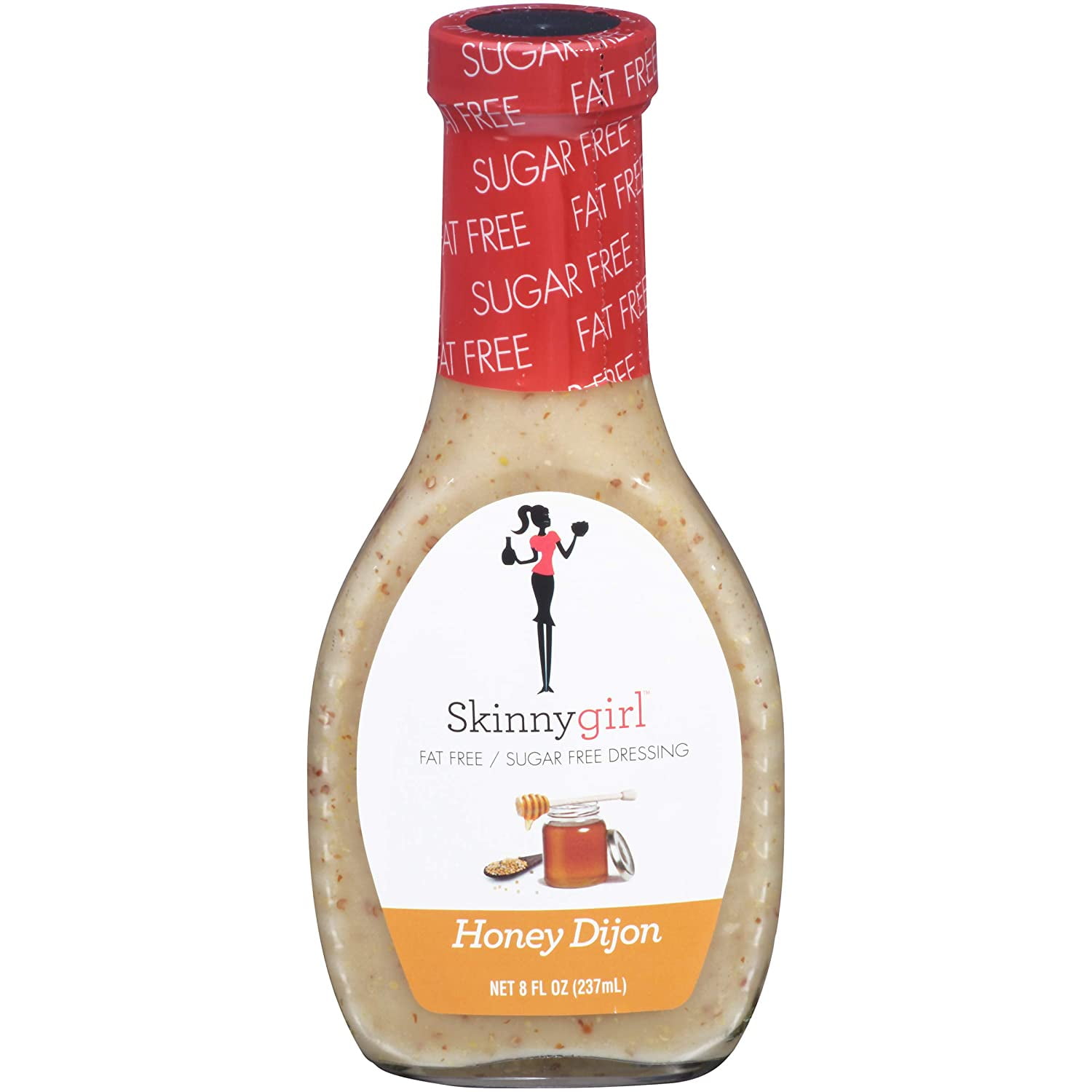Skinnygirl FatFree Salad Dressing, SugarFree Honey Dijon, 8 Fl Oz