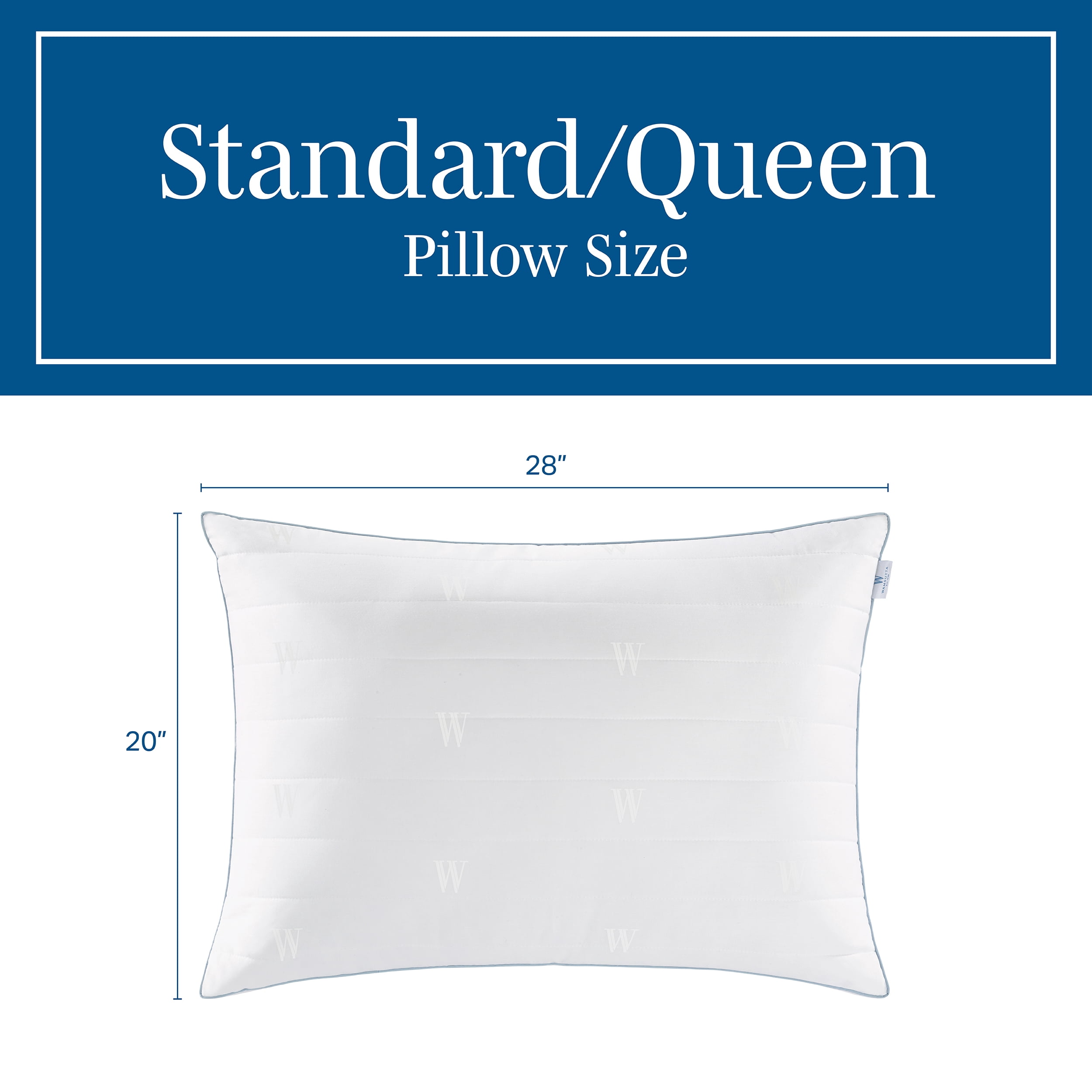 Wamsutta 1846 Quilted Down Alternative Standard/Queen Bed Pillow